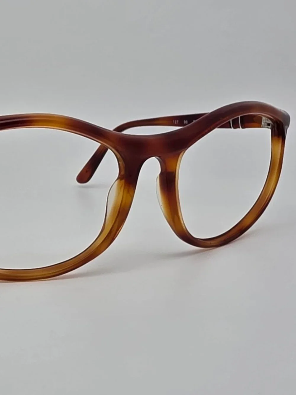Persol 58230/00 96 Blonde Tortoise Terminator Sunglasses Frame w Case Italy 64mm
